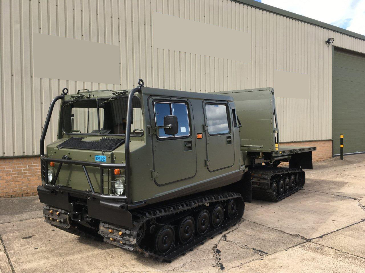 Ex Military - Hagglunds Bv206 Load Carrier with Crane