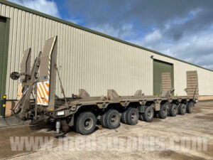 Ex Army Goldhofer 8 Axle Low Loader Drawbar Trailer