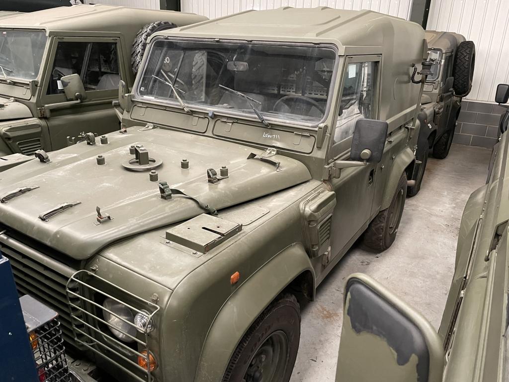 Ex Military - 10711 – Land Rover Defender 90 Wolf LHD Hard Top (Remus) USA Compliant