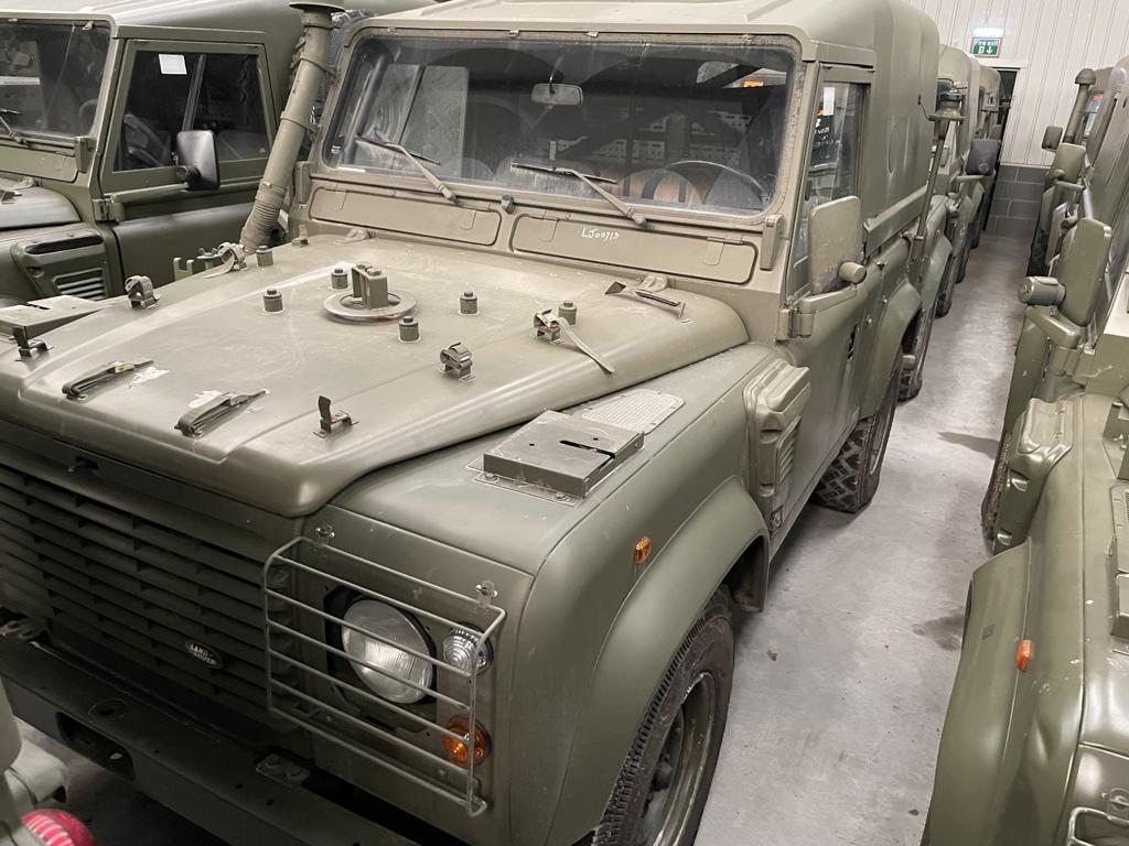 Ex Military - 10713 – Land Rover Defender 90 Wolf LHD Hard Top (Remus) USA Compliant