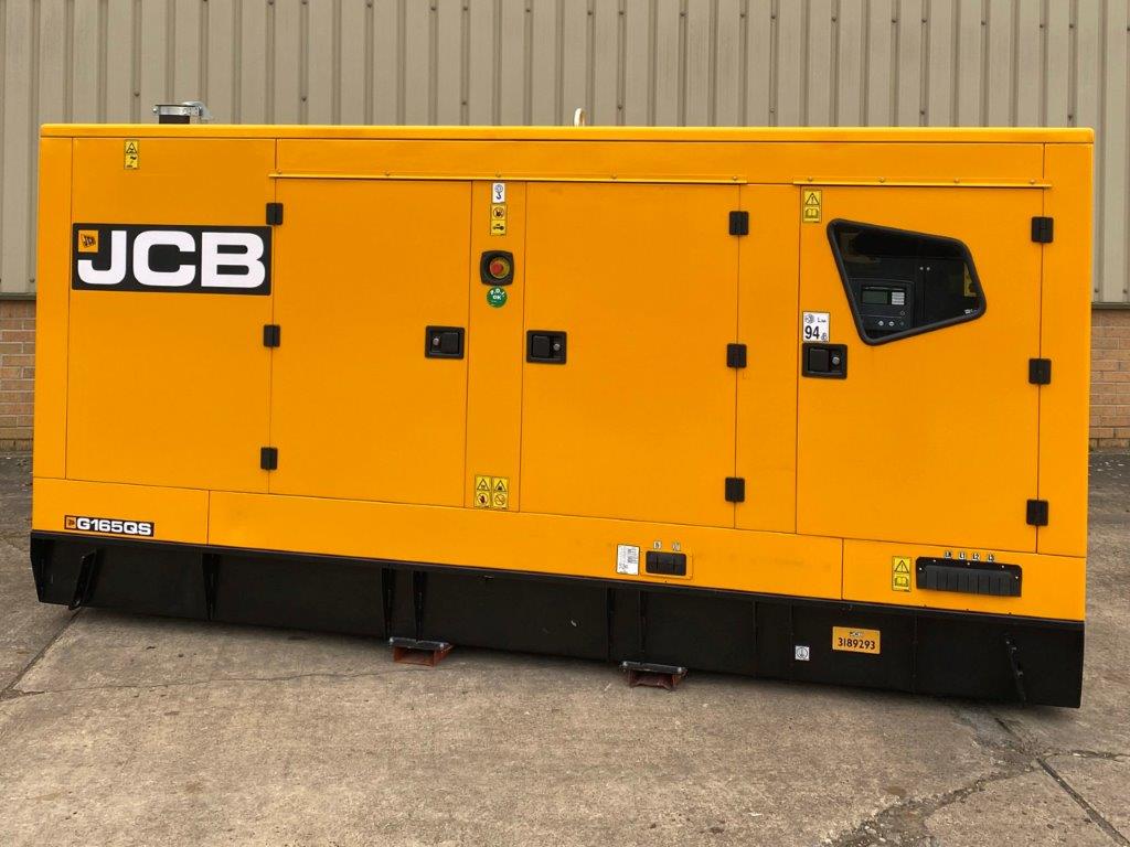 Ex Military - New Unused JCB G165QS Generators