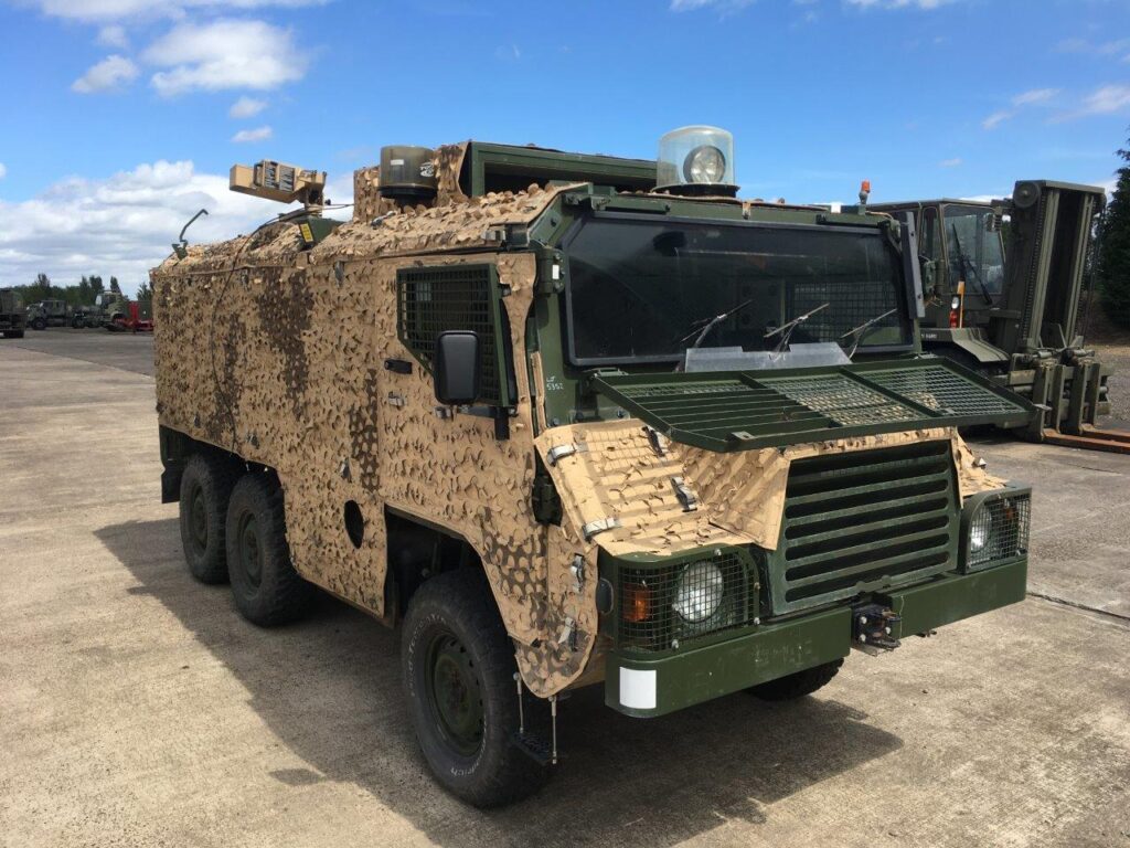 Ex Army Pinzgauer Vector 718 6x6 Armoured Patrol Vehicle